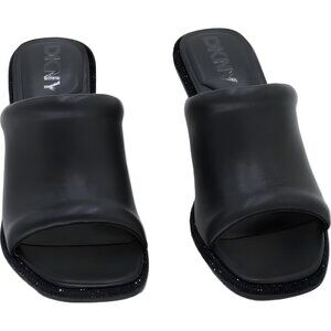 DKNY Reading Slide Sandals Black Slip-On Comfort Women's US 6.5M